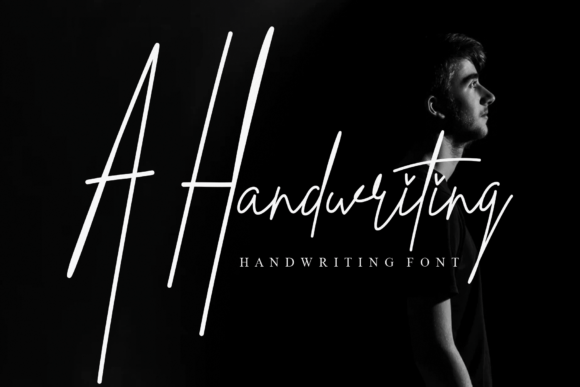A Handwriting: A Modern Script Font for Web Design