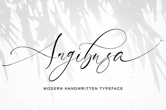Angibusa: The Elegant Script Font for Campaigns