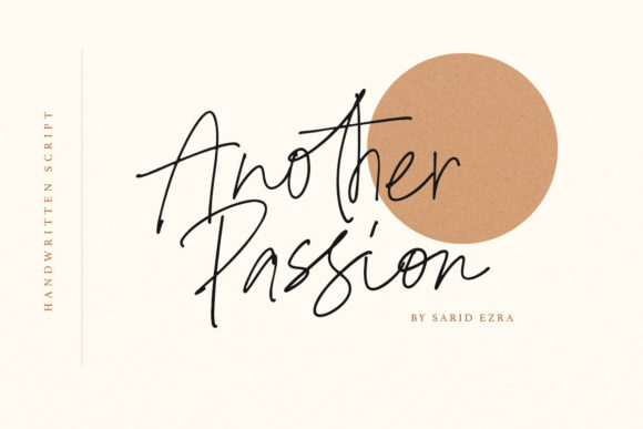 Another Passion: A Script Font That Elevates Digital Marketing Design