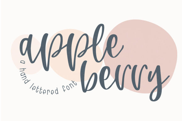 Appleberry: A Sweet Script Font for Editorial Design