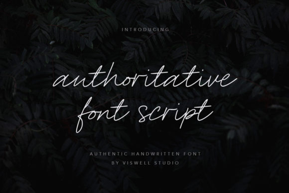 Authoritative: A Premium Script Font for Marketers