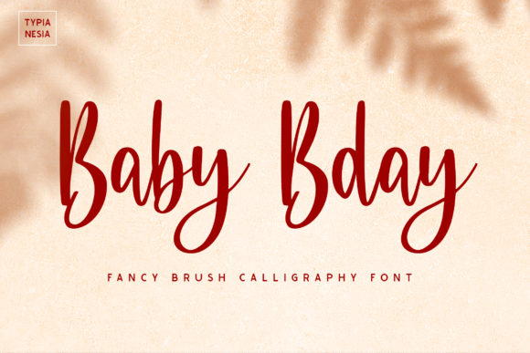 Baby Bday: A Delicate Script Font for Elegant Editorial Design