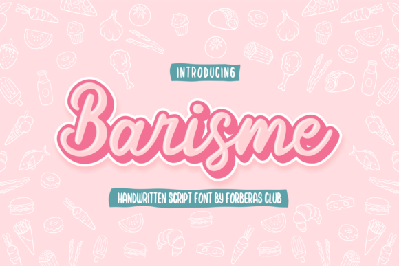 Barsime: A Sweet Handwritten Font for Campaigns