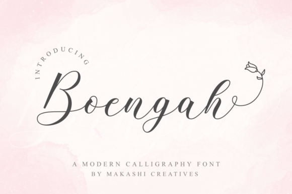 Boengah: A Handwritten Font That Elevates Campaign Visuals
