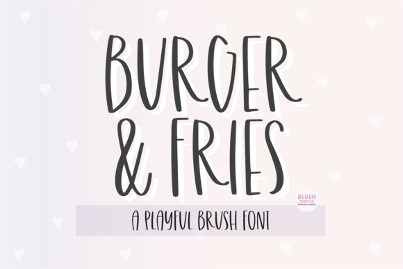 Bringing Burger and Fries Font to Life in Handmade Product Design