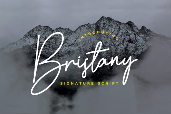 Bristany: A Relaxed Script Font for Modern Web Design
