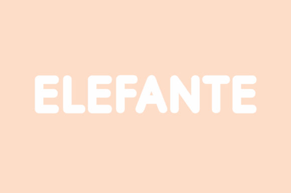 Elefante: A Bold Handwritten Font for Crafters and Makers