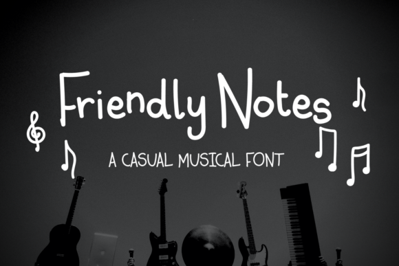 Friendly Notes: A Handwritten Font for Editorial Design