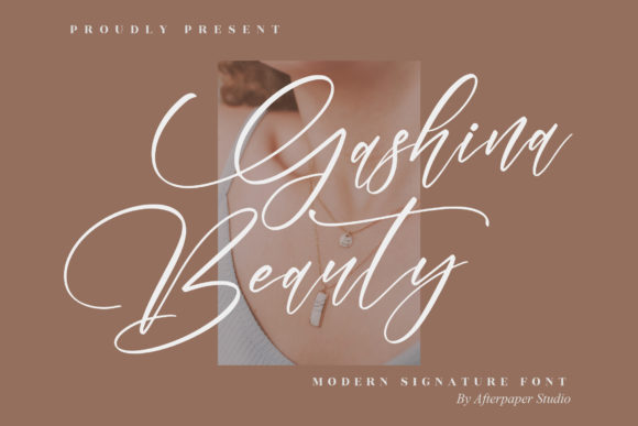 Gashina Beauty: A Romantic Script Typeface for Editors
