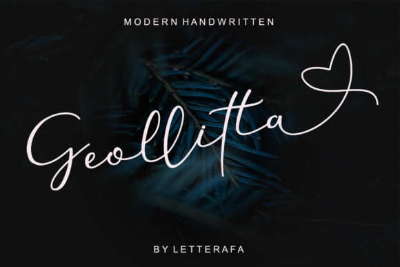 Geollitta: A Refined Handwritten Font for Modern Campaign Design
