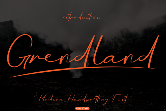 Grendland: A Playful Script Font for Creative Branding