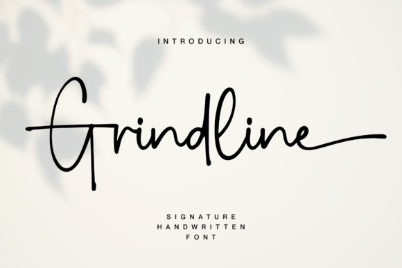 Grindline: A Playful Script Font for Your Brand