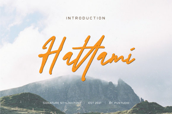 Hattami: An Elegant Script Font for Business Branding