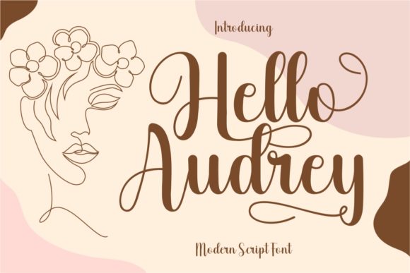 Hello Audrey: A Modern Handwritten Font for Makers