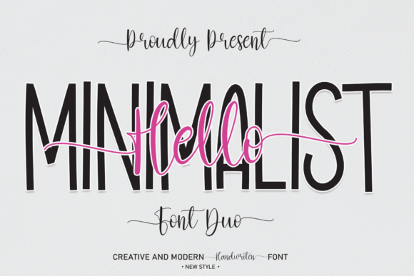 Hello Minimalist: A Chic Script Font for Web Design