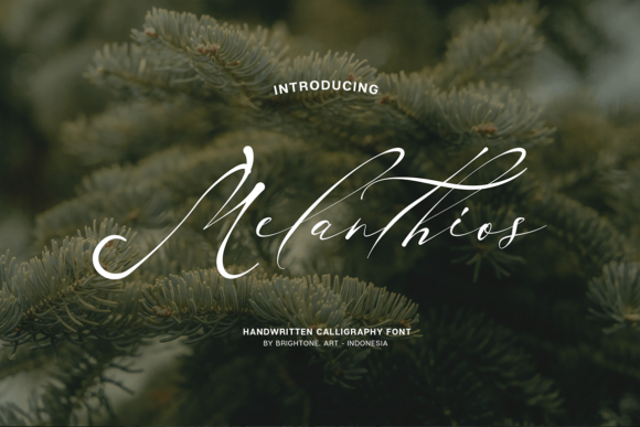 Melanthios: A Stylish Handwritten Font That Elevates Campaign Typography