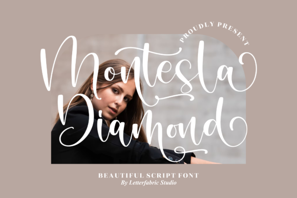 Montesla Diamond: A Handwritten Font for Editorial Design