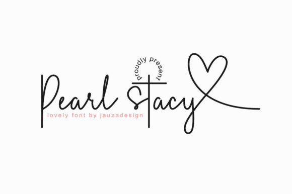 Pearl Stacy: A Delicate Script Font for Editorial Design