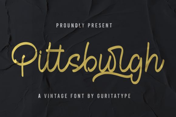 Pitttsburgh: A Quirky Handwritten Font for Expressive Editorial Design