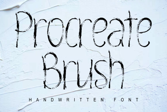 Procreate Brush: A Handwritten Font for Web Design