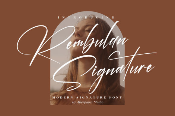 Rembulan Signature: A Premium Script Font for Web Design