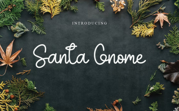 Santa Gnome Font: A Playful Script for Creative Branding Projects