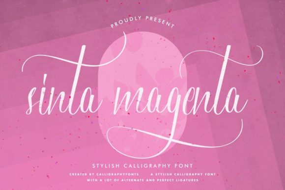 Sinta Magenta: A Graceful Script Font for Web Design