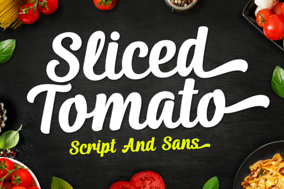 Sliced Tomato: A Bold Script Font for Business Branding