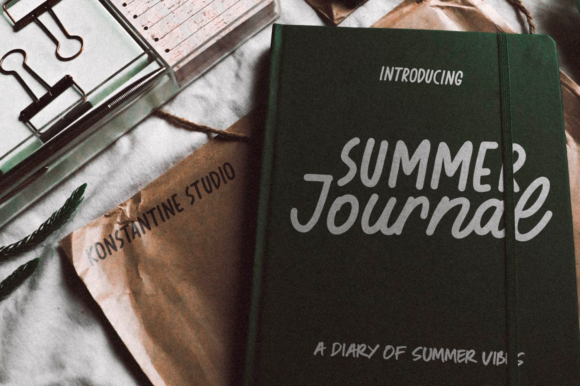 Summer Journal: The Perfect Font for Campaigns